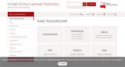 Desktop Screenshot of bip.lipowieckoscielny.pl